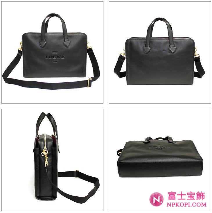 ロエベ LOEWE ビジネスバッグ ブリーフケース メンズ 通勤 2012年新作 377.79.D01 1100